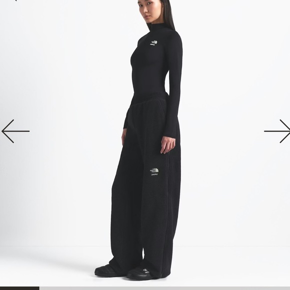 SKIMS Pants - North Face x Skims 1995 DENALI FLEECE STRAIGHT LEG PANT in Onyx size Medium